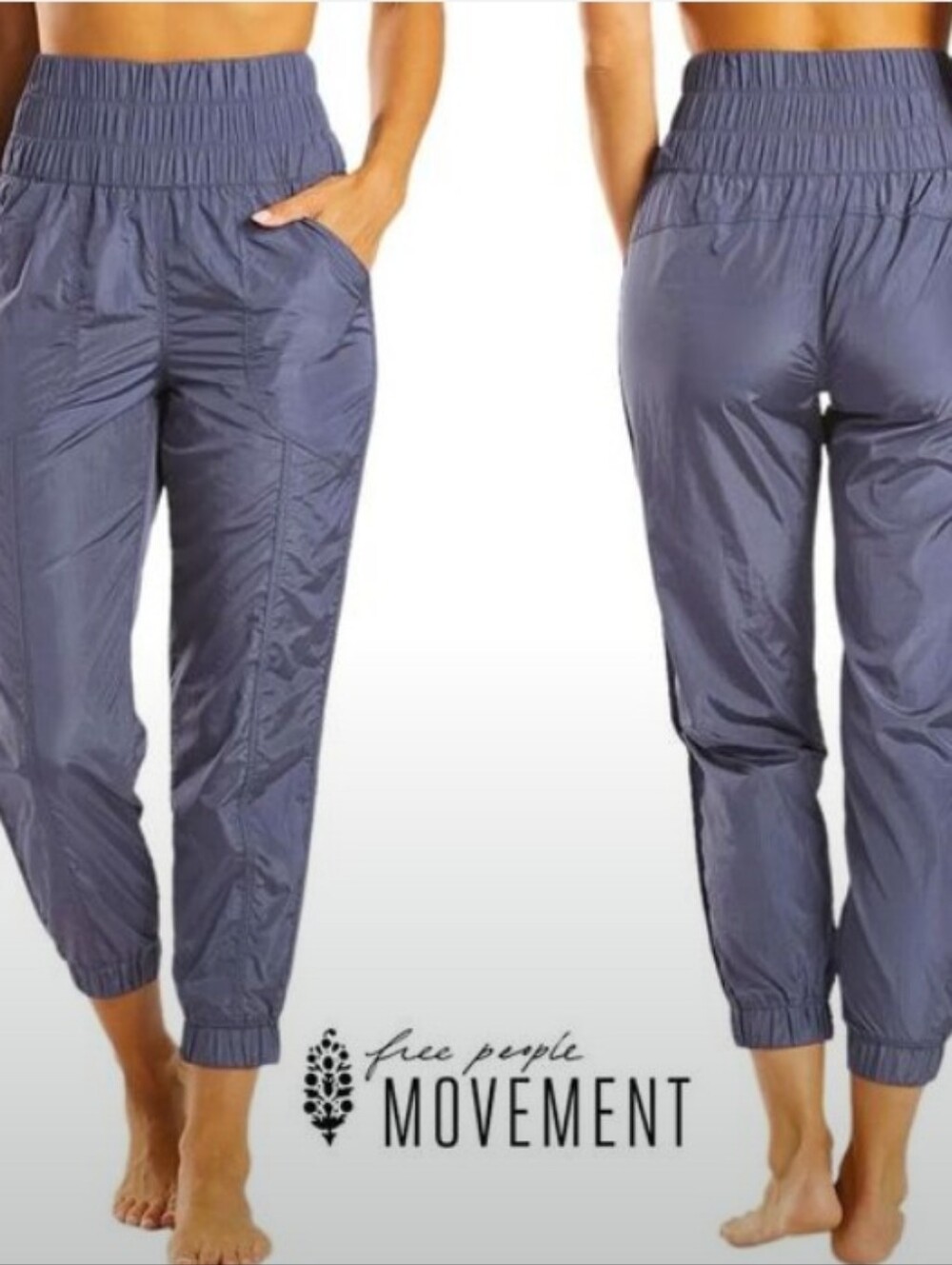 Free People-FP Movement " The Way Home Joggers " (Deep Sea 💜💙)-S